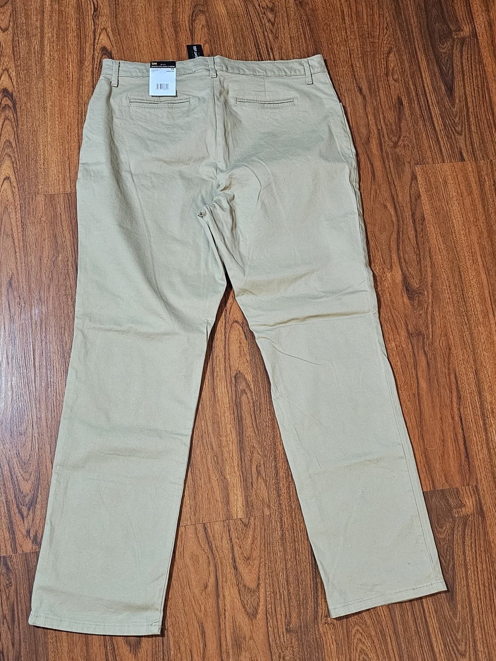 Lee Women's Khaki Straight Fit Chino Pants - 14 Medium - Picture 6 of 9